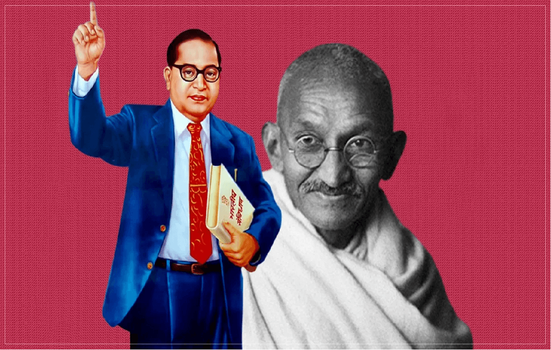 Mhatma-Gandhi-Ambedkar