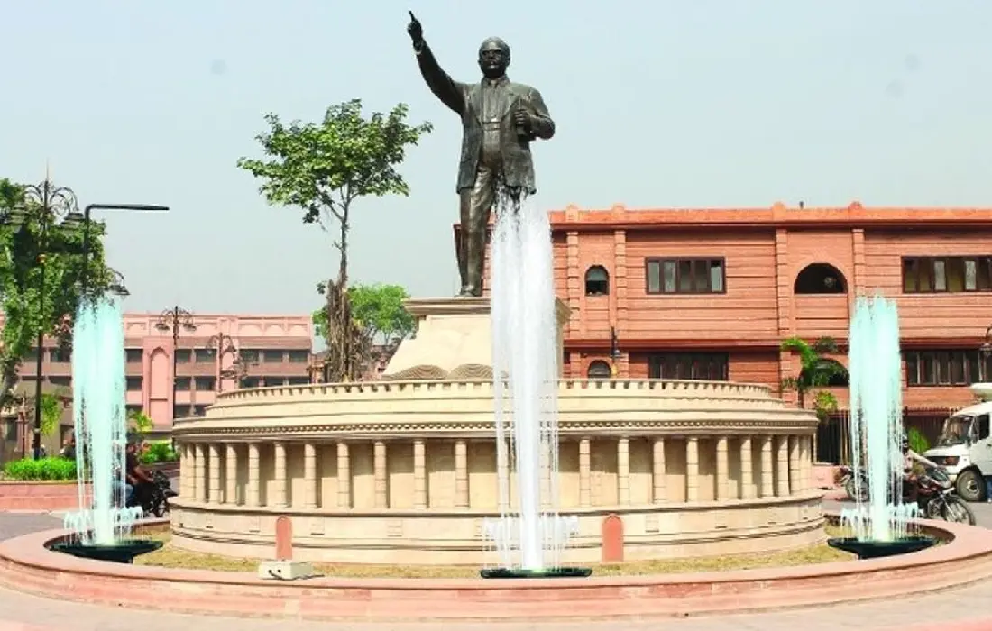 श्रीगंगानगर के अंबेडकर चौक से फव्वारे की चोरी, जानिए क्या है पूरा मामला