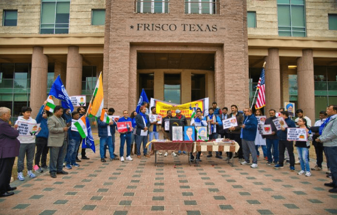 America protest, Ambedkarites Protest in America