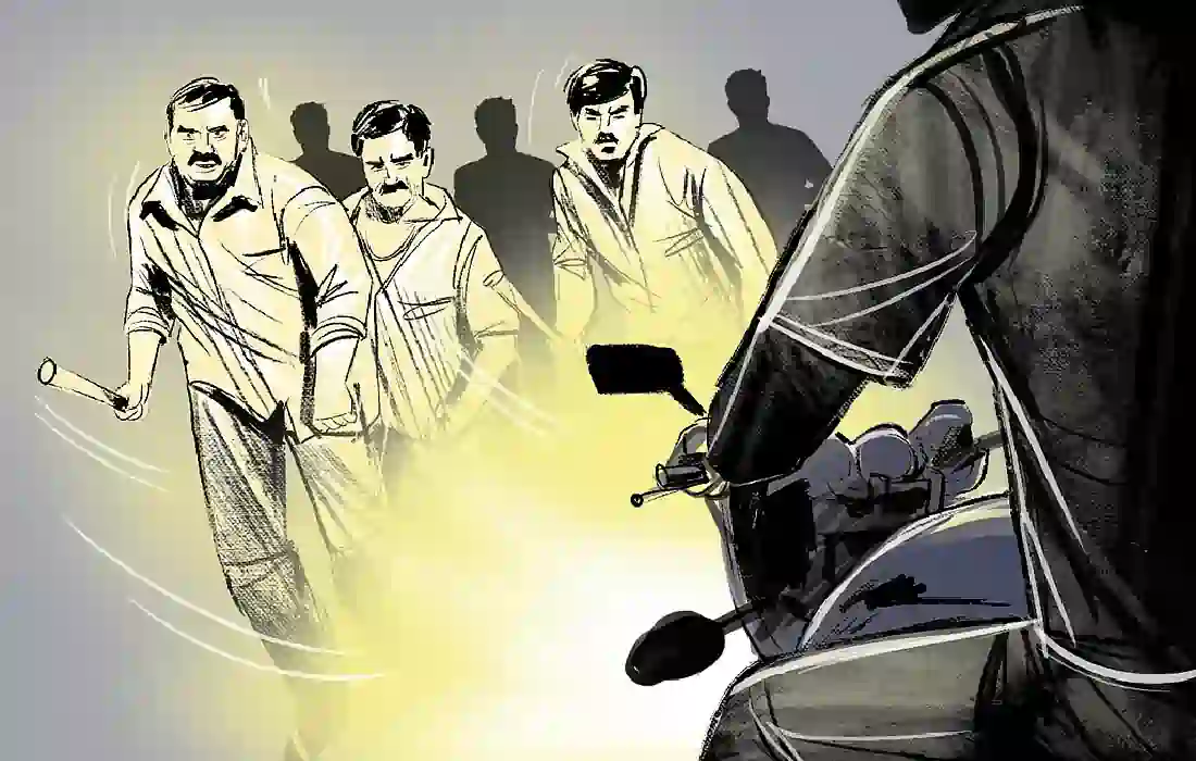 Dalit men Beaten, Bullies Attack on Dalit guy