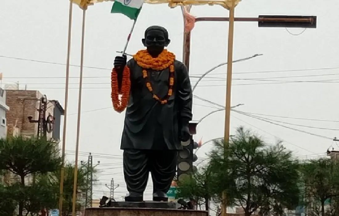 Birbal Statue, Birbal Statue washed in Sirganganagar