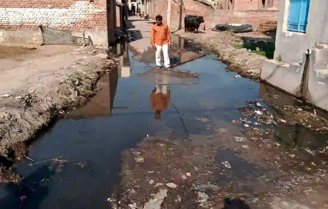 Dalit Basti, Dalit Basti Drainage Problem