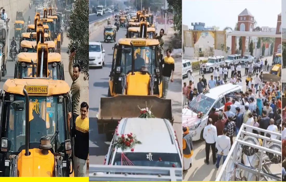 Jhansi news, Bulldozers Barat