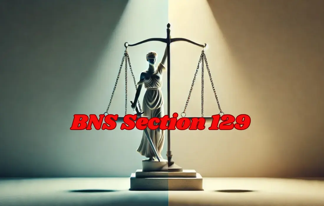 BNS SECTION 129, BNS SECTION 129 IN HINDI
