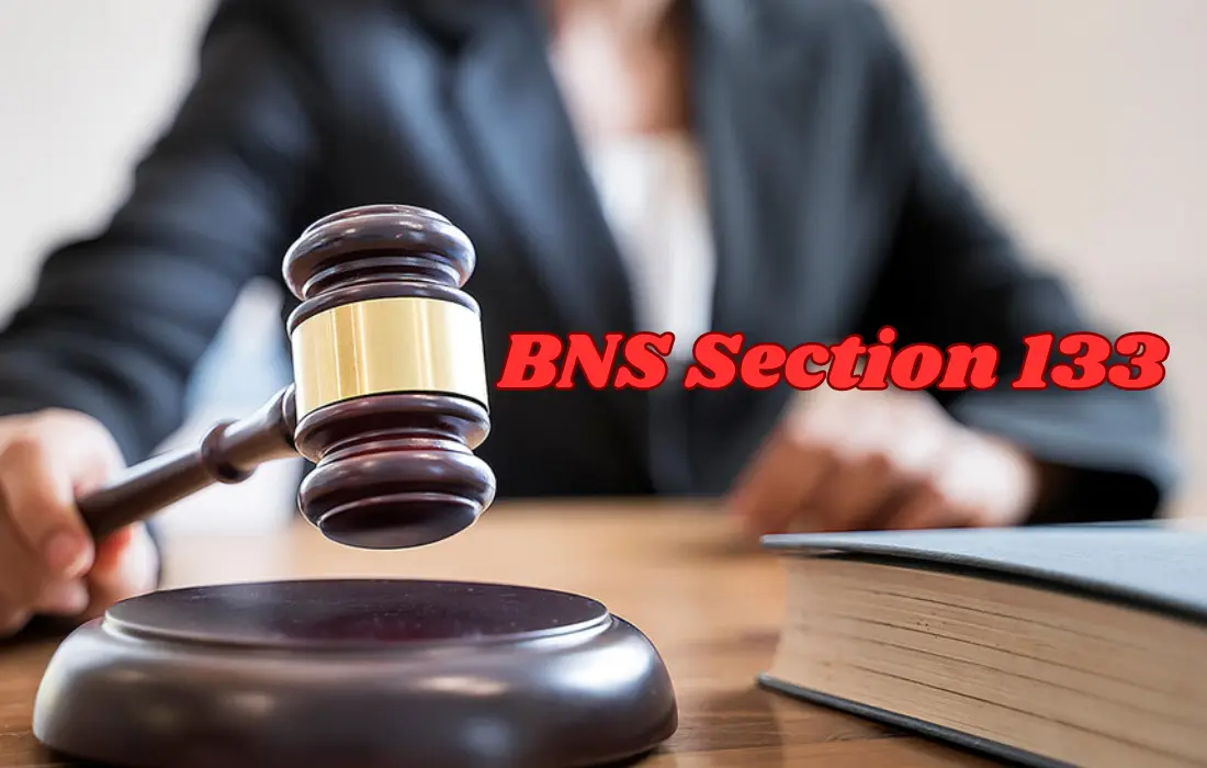 BNS Section 133, BNS Section 133 in Hindi