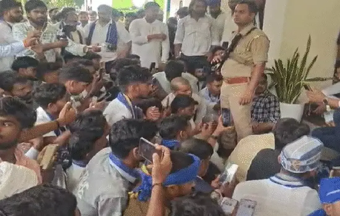 Dalit Protest in Paryagraj, Bhim army