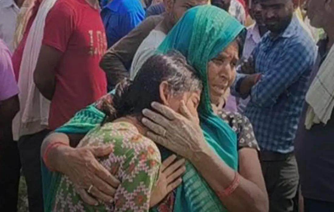 Hardoi news, Dalit mahila died