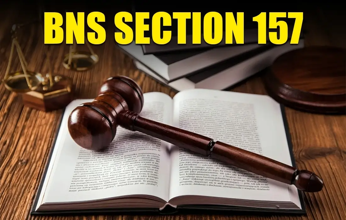 BNS Section 157 in Hindi, BNS Section 157