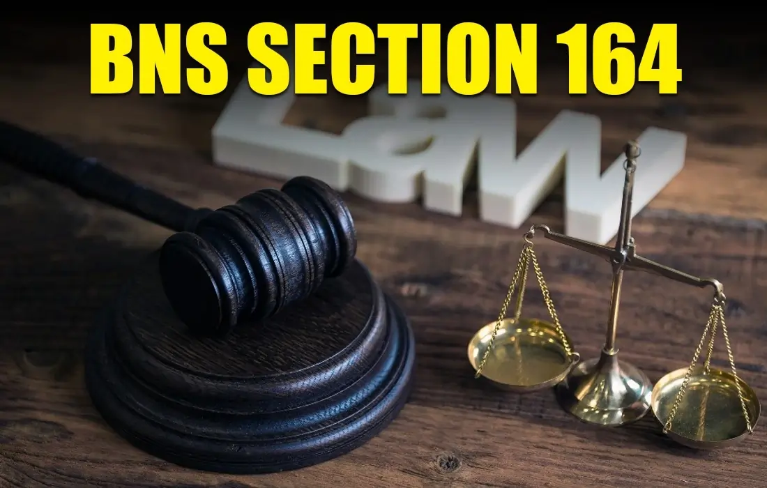 BNS section 164, BNS section 164 in Hindi