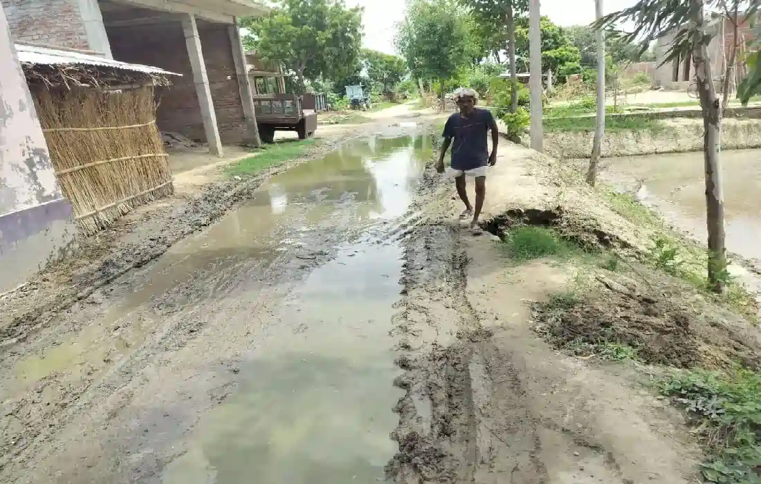 Samera basti,Waterlogging issue
