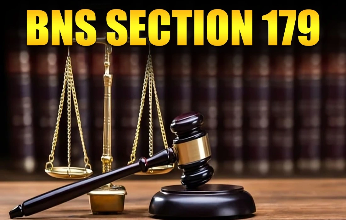 BNS Section 179, BNS Section 179 in Hindi