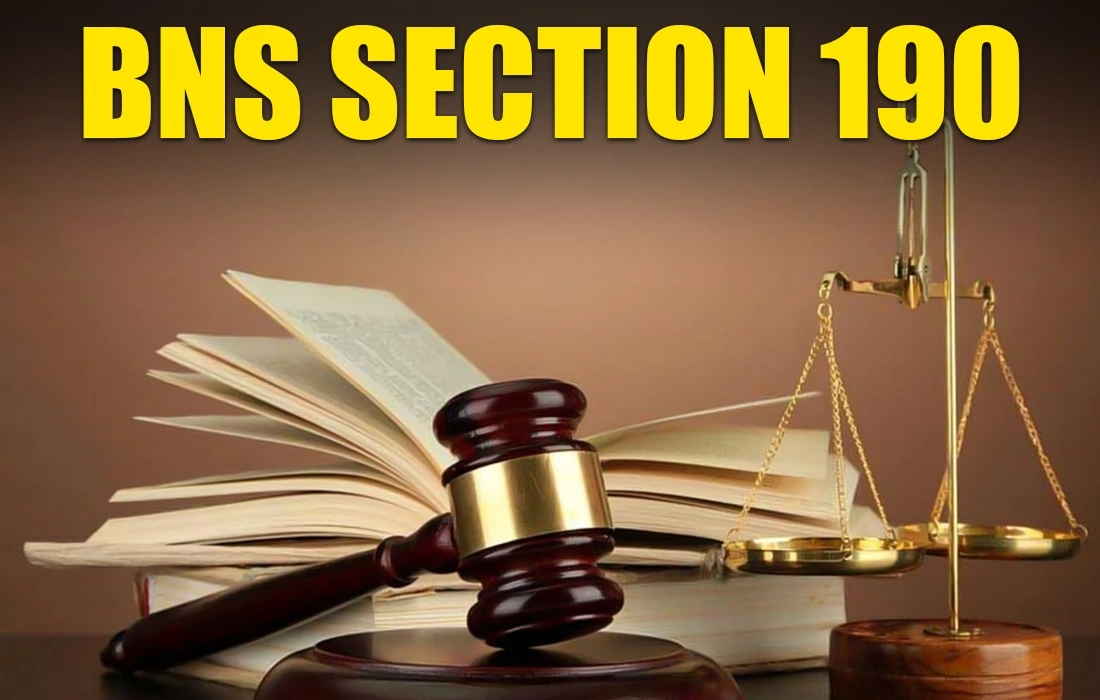 BNS Section 190, BNS Section 190 in Hindi