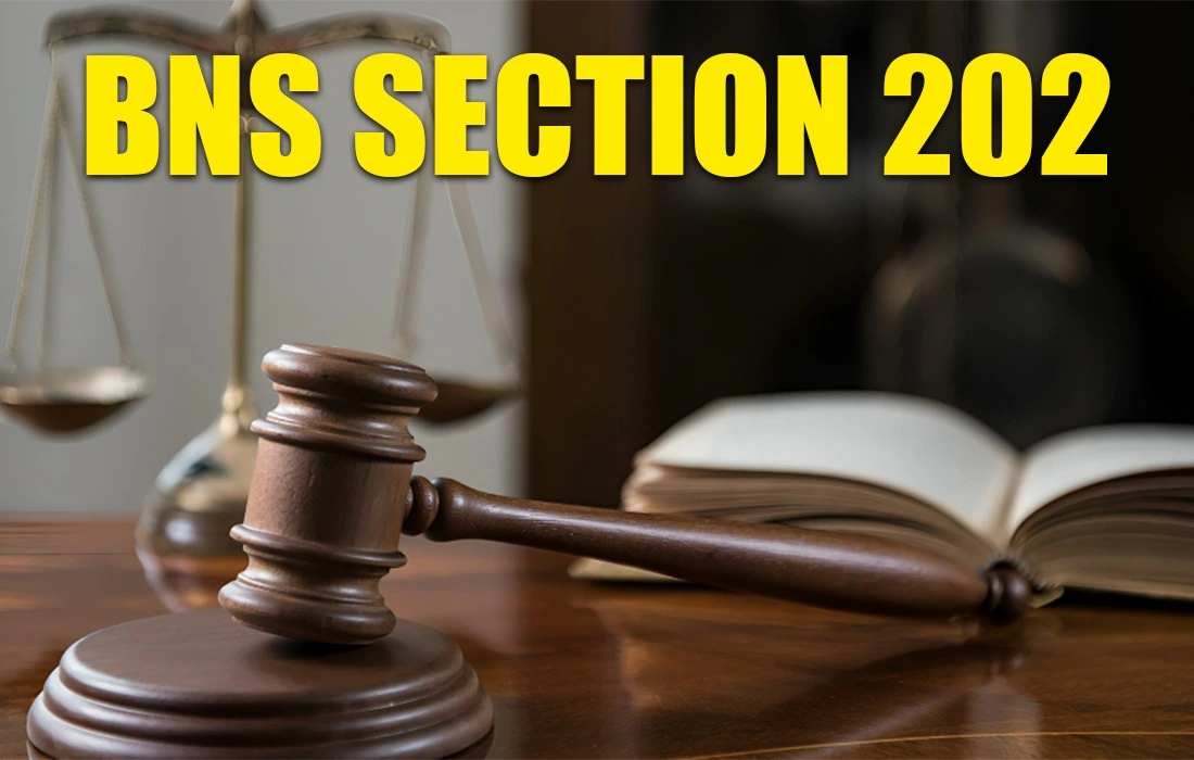 BNS Section 202, BNS Section 202 in hindi