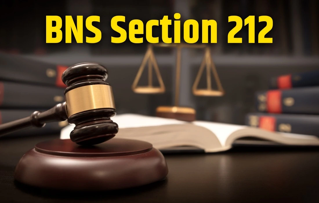 BNS Section 212 in Hindi, BNS Section 212 
