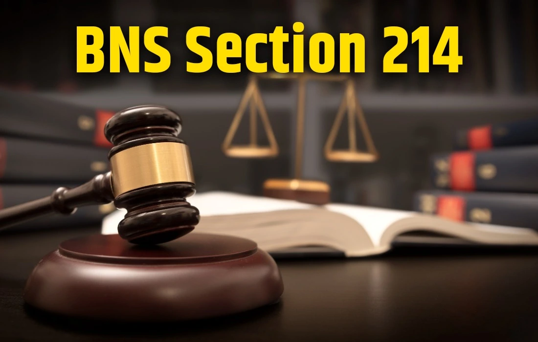 BNS Section 214 in Hindi, BNS Section 214
