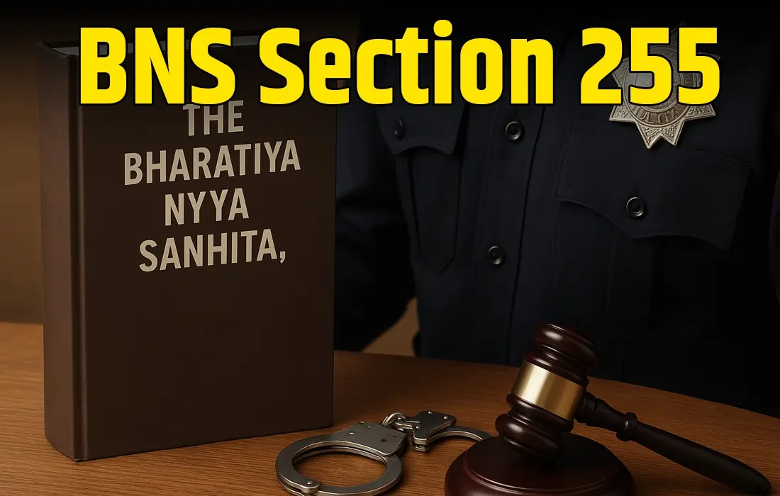 BNS Section 255 in Hindi, BNS Section 255