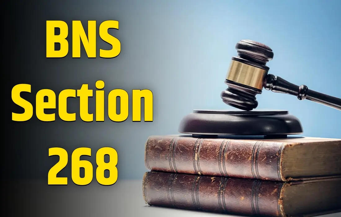 BNS Section 268 in Hindi, BNS Section 268