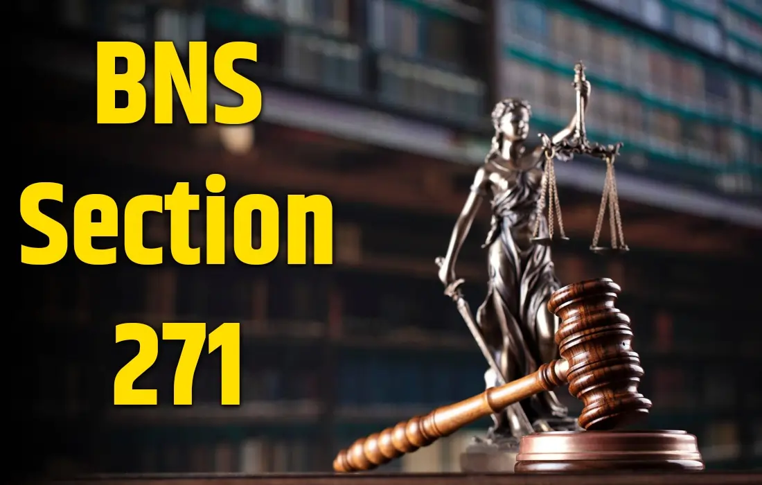 BNS Section 271, BNS Section 271 in Hindi