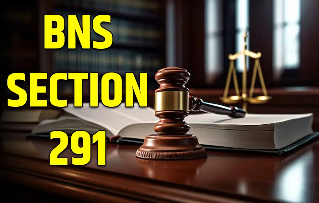 BNS Section 291, BNS Section 291 in hindi