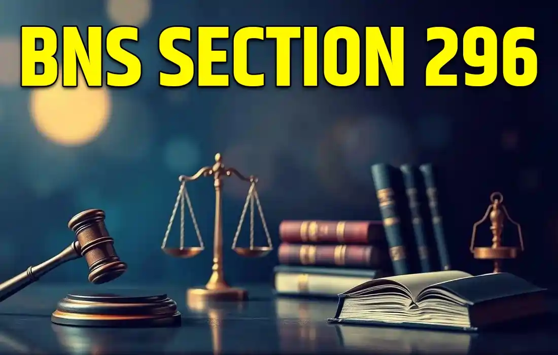 BNS Section 296, BNS Section 296 in Hindi