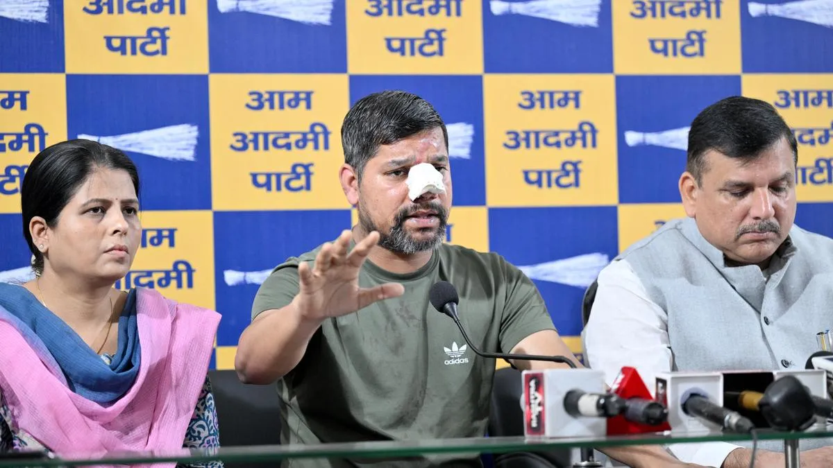 AAP vs BJP, Dalit neta beaten up