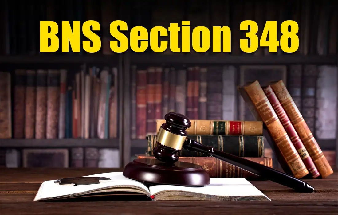 BNS Section 348, BNS Section 348 in Hindi