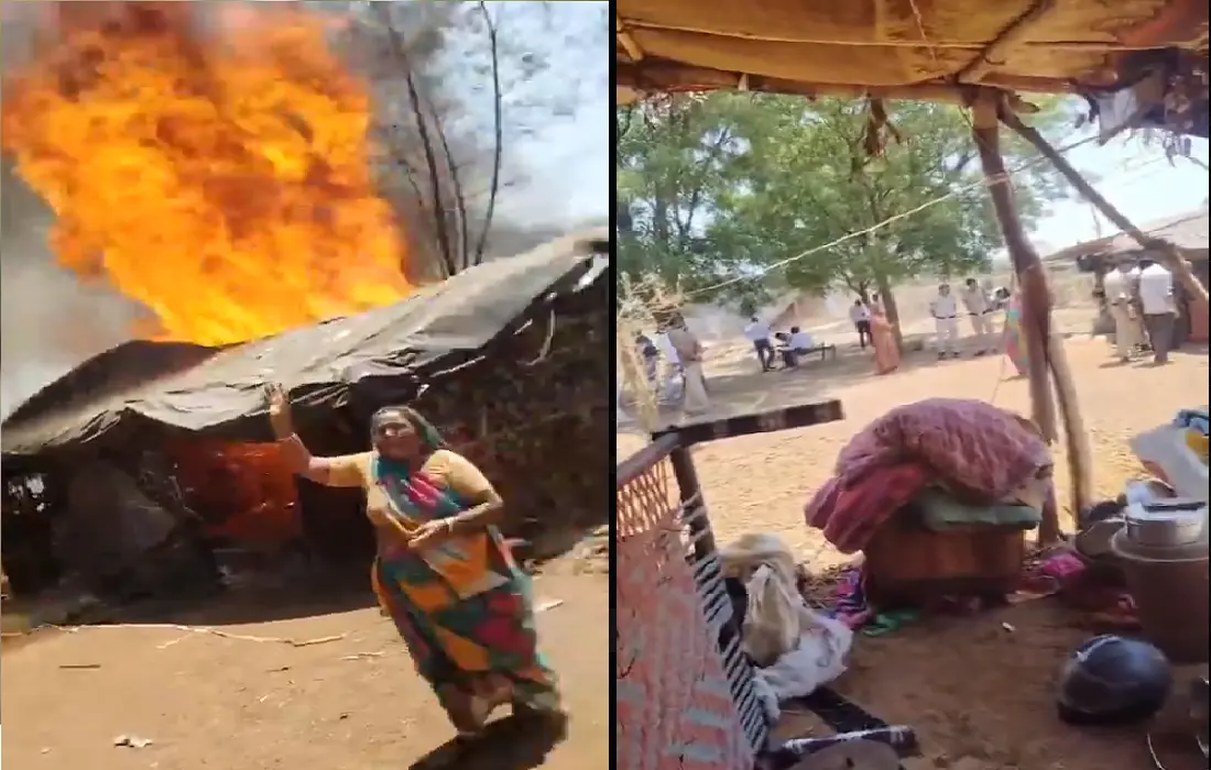 Neemuch latest news, Dalit house Fired