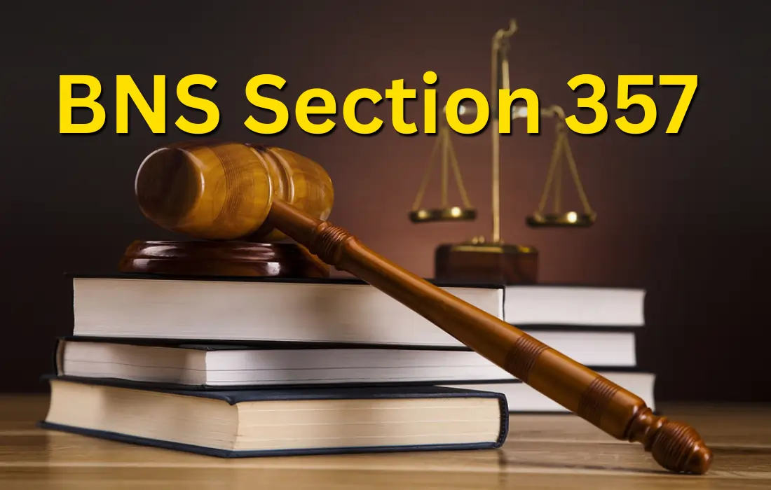 BNS Section 357 in Hindi, BNS Section 357