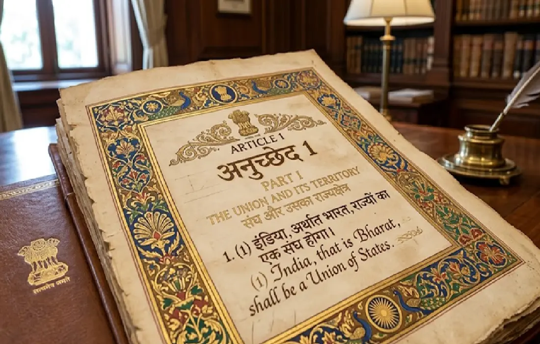India Article 1, India Article 1 in Hindi
