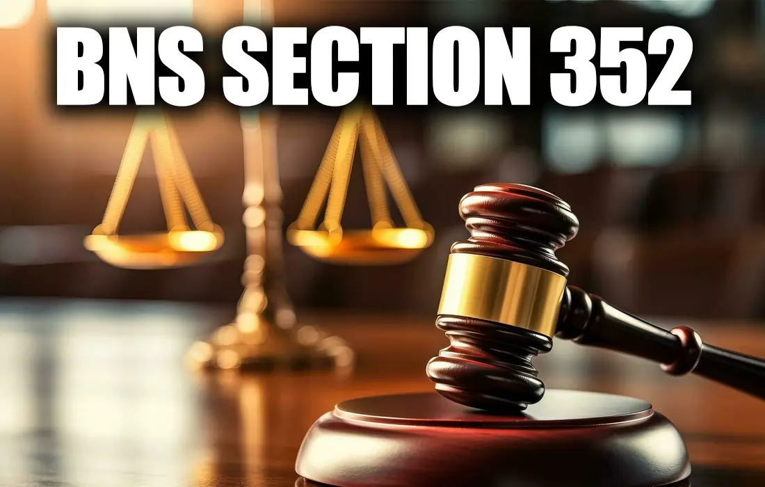 BNS Section 352 in Hindi, BNS Section 352
